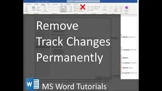 Отключить повторное отображение изменений в MS Word
