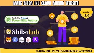 ShibaLab Website php Script With Admin Panel || Shiba Mining Website php Script