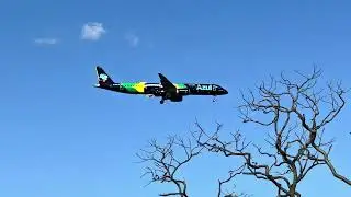 Avi&otilde;es aproximando para pousos em Confins - 10/01/2026