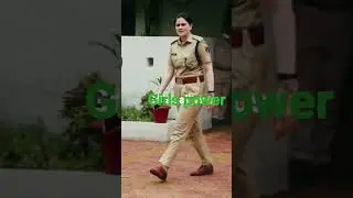 girls attitude police #shorts #ips#wbp