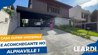 CASA SUPER MODERNA E ACONCHEGANTE NO ALPHAVILLE 1