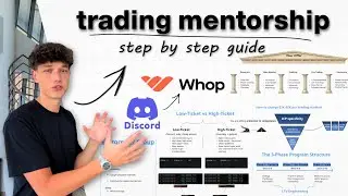 How To Build A $3K - $5k Trading Mentorship/Program (step-by-step)