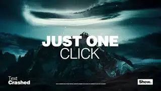 text crashed text animation by deattive preview