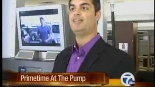 gas station tv