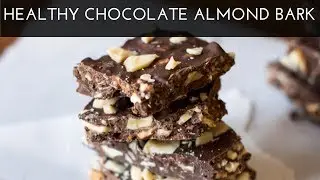 Healthy Dark Chocolate Almond bark/ BarkThins