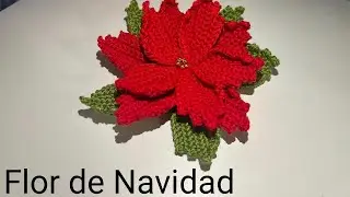 Tutorial FLOR DE PASCUA a crochet. Amigurumis Zurdos