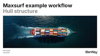 Maxsurf Modeler - Primary Structural Parts