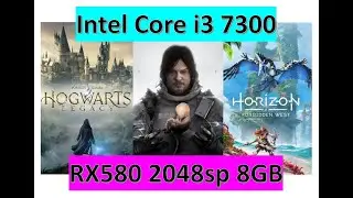 Intel Core i3 7300 With Aisurix AMD RX580 2048SP 8GB in 20 AAA Games Benchmark