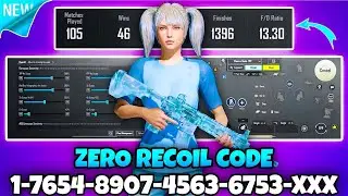 🔥Bgmi sensitivity settings 2025 🥵 | Bgmi best sensitivity settings 😱| Zero recoil sensitivity bgmi.