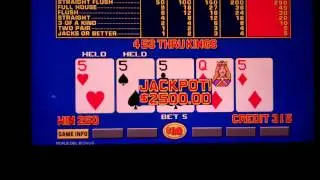 video poker jackpot