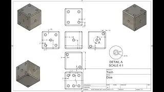 Manufacturing Project - Machining a Dice