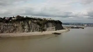 Penarth Cliffs Drone Flight - September 2020