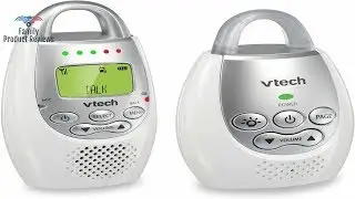 VTech DM221 Audio Baby Monitor with up to 1000 ft of Range Vibrating Sound-Alert Talk Back Interc