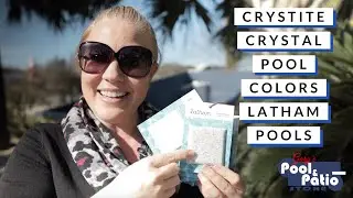 Crystite Crystal Fiberglass Pool Colors - Latham Pools - Pool Talk with Trish - Patricia Zars