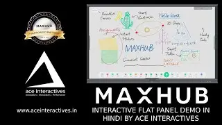 @Maxhub Interactive Flat Panel Demo - Hindi #digitalboard #smartboard #educational #maxhub #india