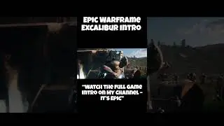 Epic Warframe Hero Scene &ndash; Excalibur Unleashed #shorts #warframe #viralshorts