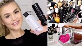 HOW TO CLEAN MAKEUP BRUSHES | QUICK/SPOT CLEAN & DEEP CLEAN