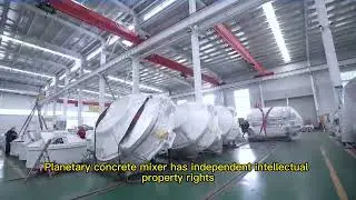 Concrete planetary mixer with high quality