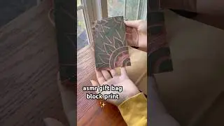 rinse and repeat a hundred times 😅 #artshorts #asmr #blockprinting #smallartist #smallbusiness