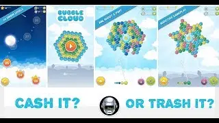 Bubble Cloud (mobile) bubble pop match game review - Cash it? Or Trash it?