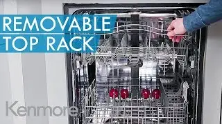 Removable Top Rack - Kenmore Elite ULTRA WASH&reg; Dishwasher