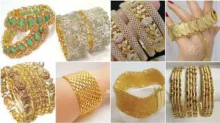 So beautiful and outstanding design collection of gold kangans and bangles.