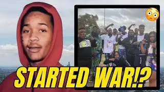 This might start a war💥All LA blood 🩸came together to trashed the crips & 7/11 on 43rd & Crenshaw‼️