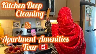 Kitchen  appliances cleaning  hacks 💁&zwj;♀️|  How iManaging  My Home Without any help |Snow Storm 🇨🇦❄️