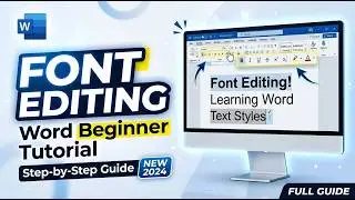 Font editing- Microsoft word beginners Course_tutorial