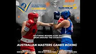 Australian Masters Games Boxing - Session 2 - October 23 from 11am