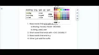Vowel Suffixes