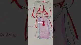 My oc x chibi//draw//IB;ME(maybe..)