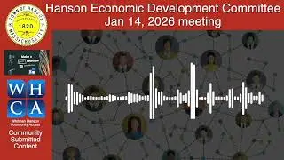 Hanson Economic Development Committee - January 14, 2026 meeting