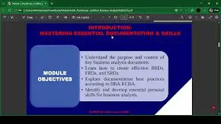 Module 3: Business Analysis Tools Overview & Design Documents