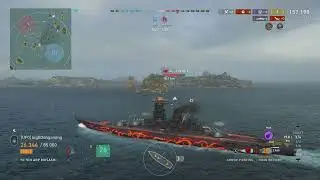 Full dispersion build Musashi - World of Warships Legends
