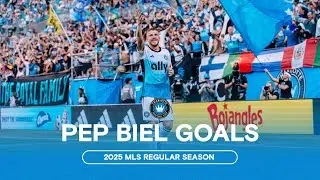 Pep Biel's 10 goals from the 2025 MLS Regular Season