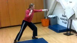 Lunging Drills with a Foil