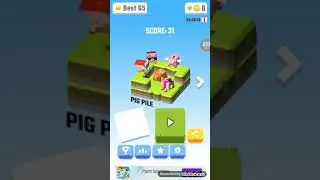 Играем игру Piggy Pile и Will Hero