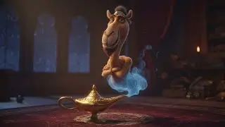 Space Bugs Christian Kids Videos! Dusty the Magic Camel Comes Out of the Magic Lamp! Take 1 Ver. 1. 
