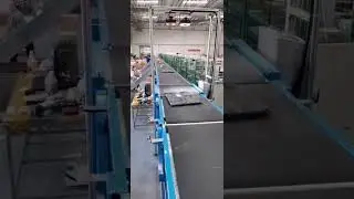 This is how your express is sorted in the warehouse! Automatic sorting system!