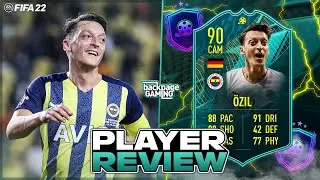 THE BEST VALUE SBC IN FIFA 22! 🔥 90 Player Moments Mesut Ozil Player Review! | FIFA 22 Ultimate Team