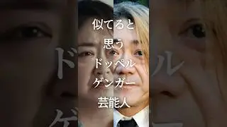 似てると思うドッペルゲンガー芸能人Part13　#ガルちゃん #芸能人 #そっくり