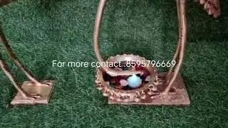 Brass Statue lord statue and home decor item swan pair with Urli Bowl 🙏🙏