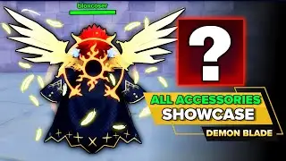 ALL ACCESSORIES SHOWCASE in Demon Blade Roblox