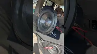 Small Skar Amp Feeding A 15! 🔊🔥 #carsubwoofer #subwoofers #shorts #extremebass #loudbass #loud