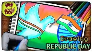 Republic Day drawing competition | Drawing for republic day | Republic day drawing ideas |