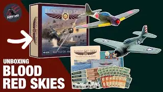 BLOOD RED SKIES - Unboxing Battle Of Midway Starter Set by Warlord Games