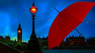 Cozy Rain Ambience | Rainy Day in London at Big Ben