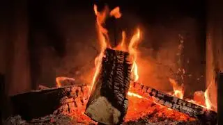 Fireplace Crackling Sounds | Deep Relaxation, Study & Sleep
