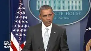 Watch President Obama comment on Paris attacks